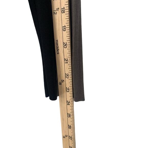 Eileen Fisher Lagenlook Lyocell High-Low Knit Sweater Gray Black Size Small - Picture 6 of 7